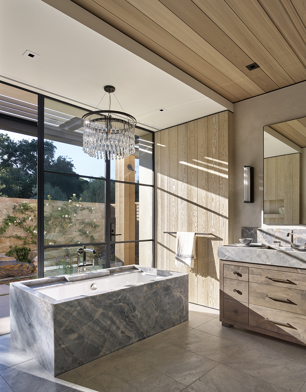 Jennifer-Robin-Interiors-Project-Atherton-13-Main-Bathroom-Vanity-Bathtub