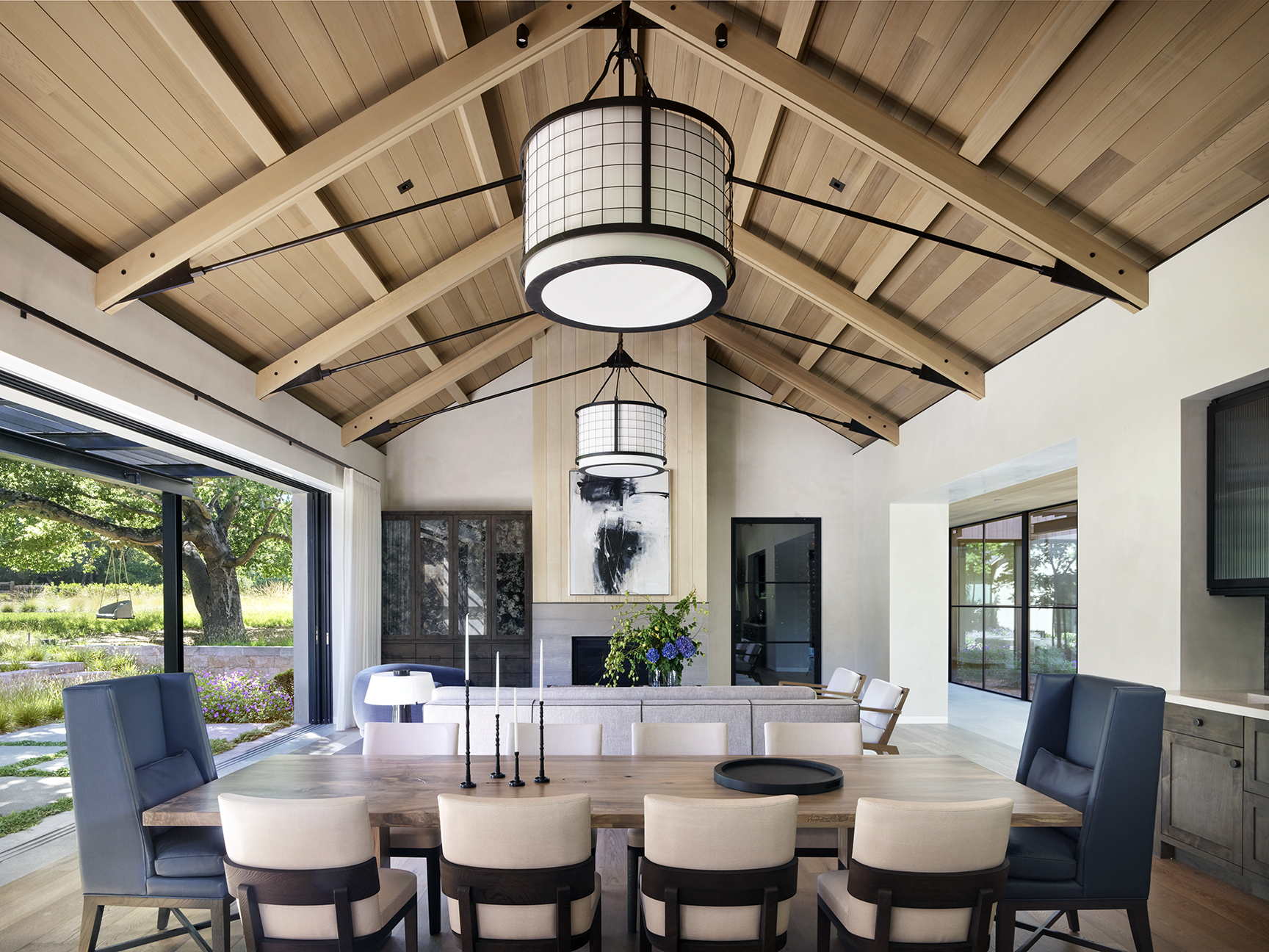 Jennifer-Robin-Interiors-Project-Atherton-7-Dining-Room-Family-Room