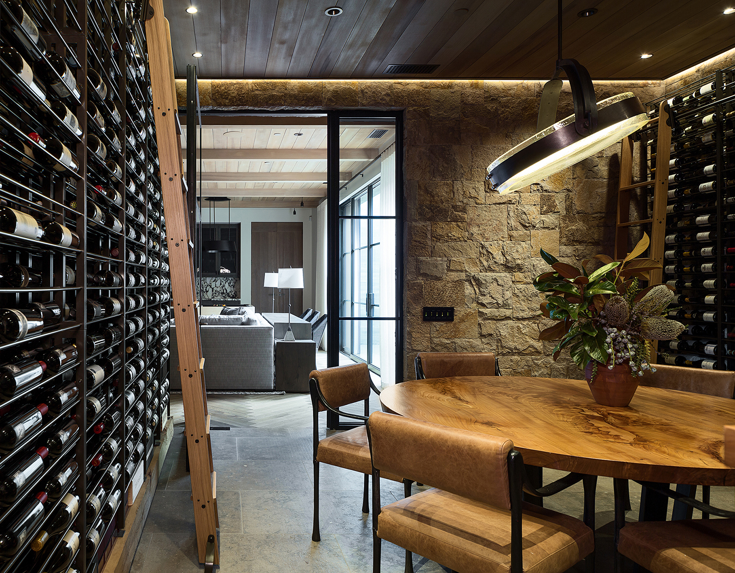 Jennifer-Robin-Interiors-Project-Modern-Country-Estate-14-Wine-Cellar-Tasting-Room