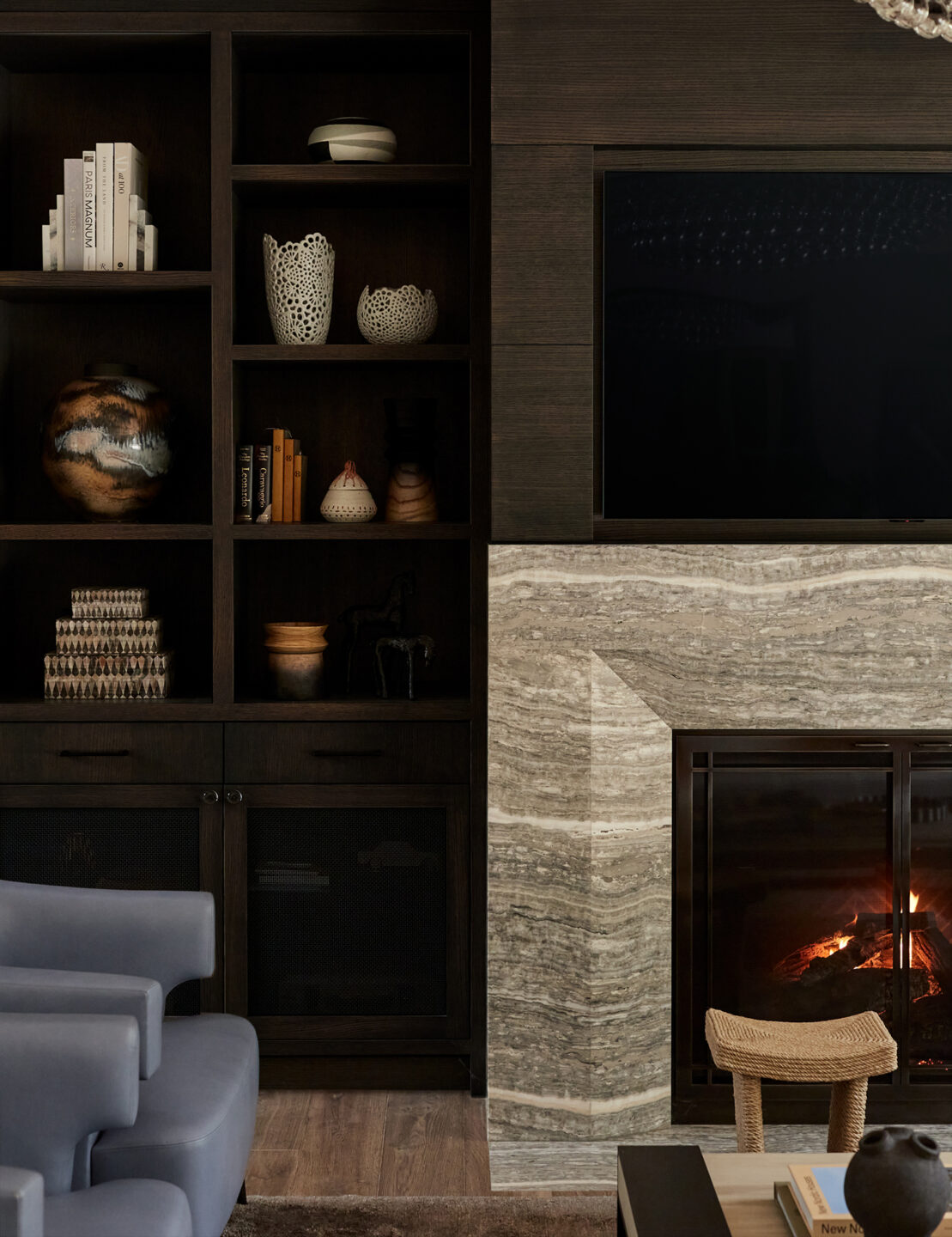 Jennifer-Robin-Interiors-Project-Woodside-5-Living-Room-Fireplace-Vignette